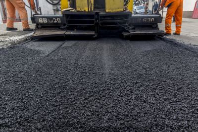 Asphalt Paving Equipment in Action