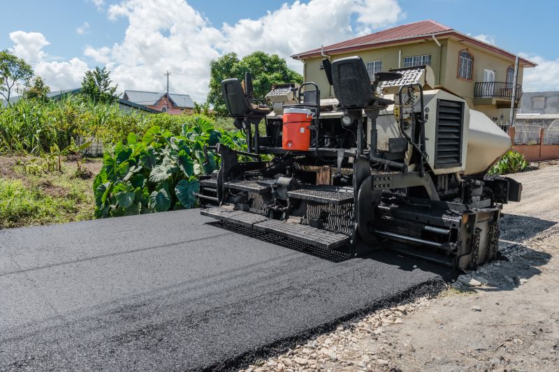 Paving Equipment in Action
